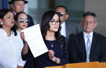 La presidenta de la Asamblea Nacional desmintió una denuncia por presunto delito de rebelión
