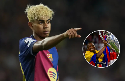 Lamine Yamal elogia a Willian Pacho como mejor defensor de la Champions