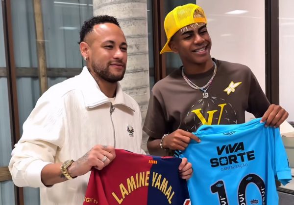 Lamine Yamal se reúne con Neymar en Brasil durante sus vacaciones de verano