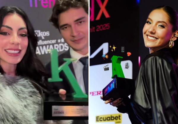 Las manabitas Virginia Limongi y Gigi Mieles son premiadas en los Ekos Influencer Awards
