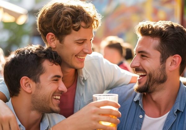 Las reuniones entre amigos del mismo sexo proporciona beneficios para su salud.