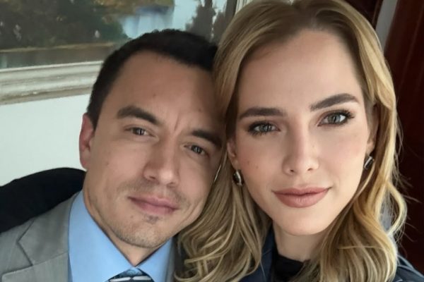 Lavinia Valbonesi dedicó un mensaje romántico al presidente Daniel Noboa por su cuarto aniversario de bodas