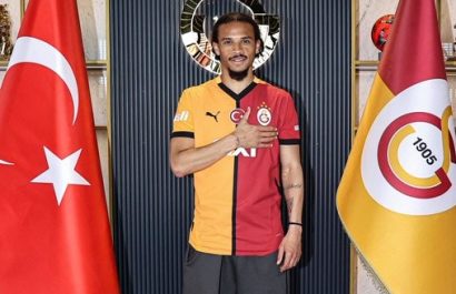 Leroy Sané firmó por tres temporadas con el Galatasaray de Turquía.