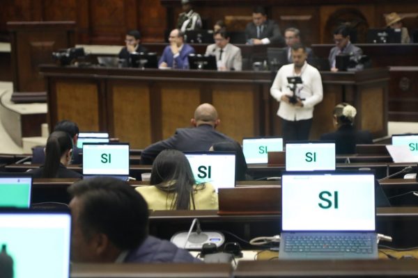 Ley de Integridad Pública fue aprobada en la Asamblea Nacional, el Presidente Daniel Noboa propuso el proyecto. (AN).