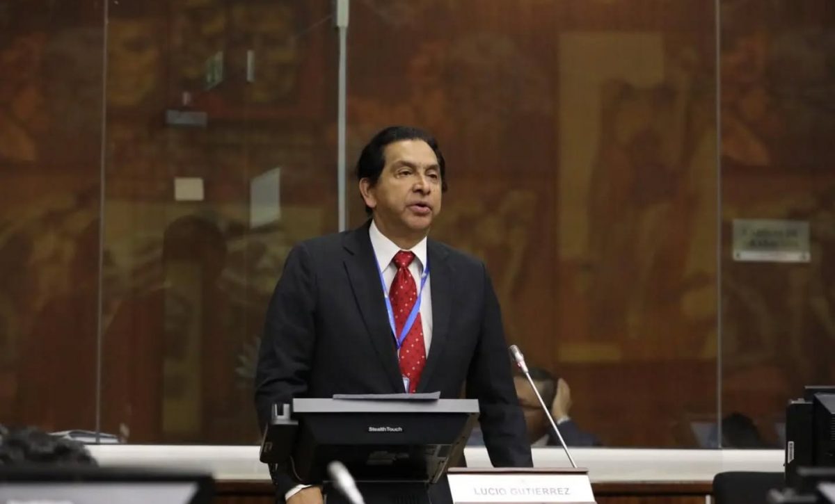 Lucio Gutiérrez sancionado por violencia política de género: TCE confirma multa de $11.750 y disculpas públicas a Elsa Guerra