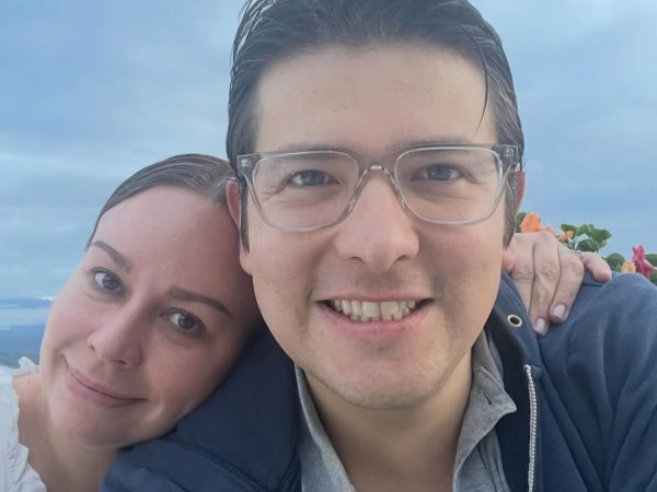 María Claudia Tarazona, compartió el mensaje junto a una fotografía acompañada de Miguel Uribe.