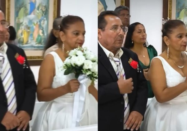Madre de familia que lucha contra el cáncer cumple su deseo de casarse con el amor de su vida luego de 30 años juntos. (Capturas de pantalla Solca).