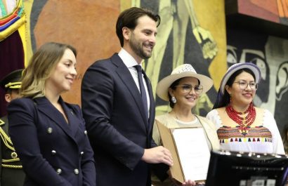 Mónica Salazar, quien llegó a la Asamblea Nacional con Revolución Ciudadana, fue elegida como tercera vocal del CAL. (Asamblea Nacional).