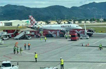 Muere un hombre en el aeropuerto de Bérgamo, Italia, tras ser succionado por el motor de un avión