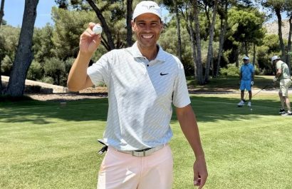 Nadal consigue un hoyo en uno en Mallorca antes del Campeonato de Baleares