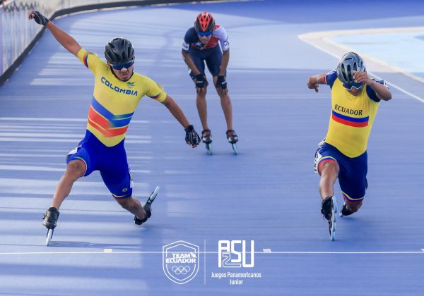 Nicolás García lidera patinaje de velocidad con oro en Asunción