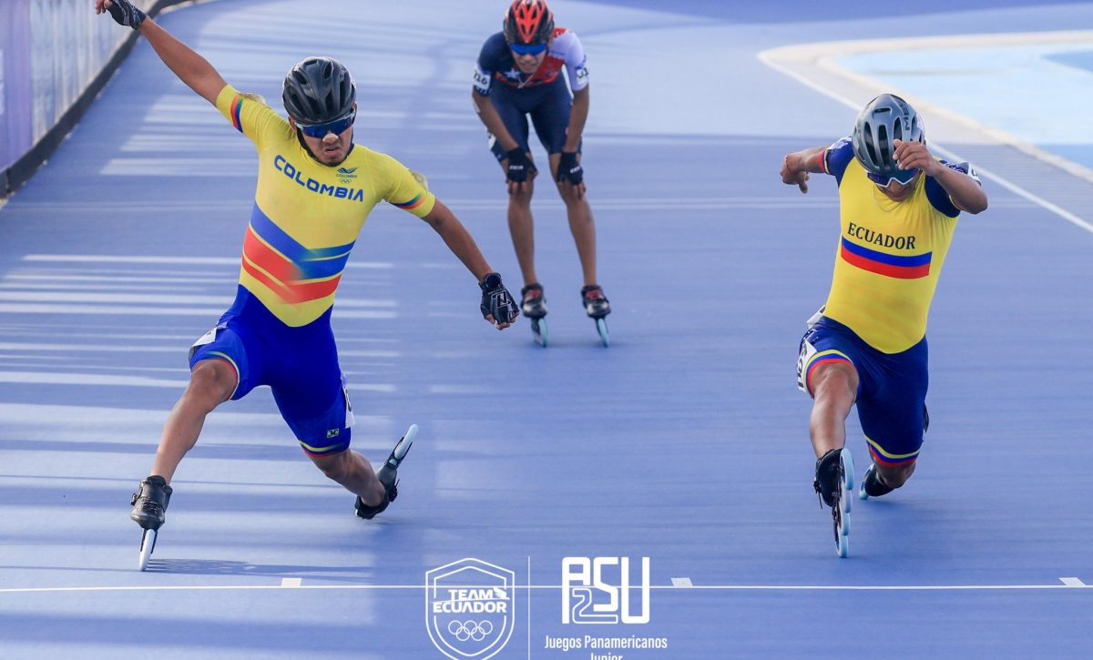 Nicolás García lidera patinaje de velocidad con oro en Asunción