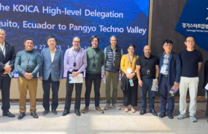 Pabel Muñoz, alcalde de Quito, logró acuerdos en Corea del Sur para fortalecer el Centro de Innovación IQ, en La Mariscal. (Quito Informa).
