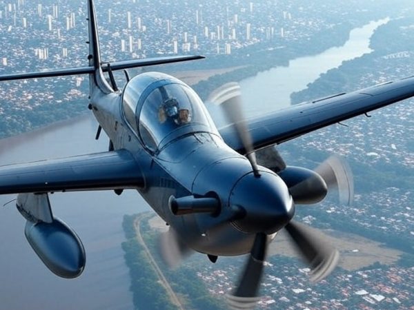 Paraguay recibió este lunes 30 de junio los primeros cuatro de seis aviones A-29 Super Tucano adquiridos a Brasil.