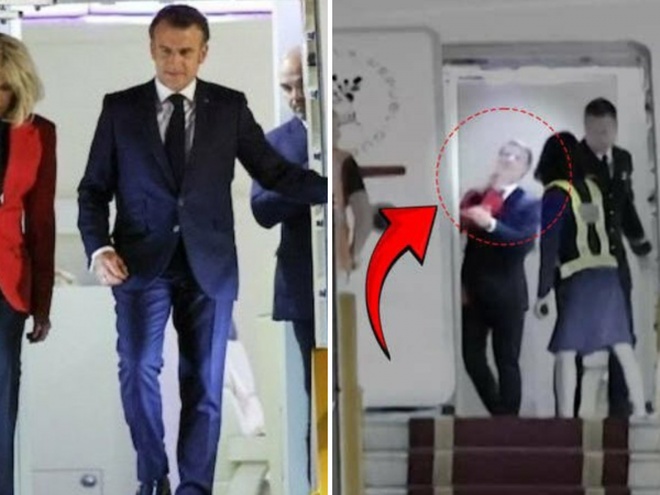 ¿Qué pasó en el avión Emmanuel Macron se pronuncia tras video que muestra una presunta agresión de su esposa