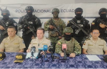 Fuerzas del orden ejecutan operativo en Manabí contra redes delictivas
