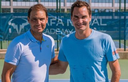 Roger Federer y Rafael Nadal comparten jornada en Mallorca
