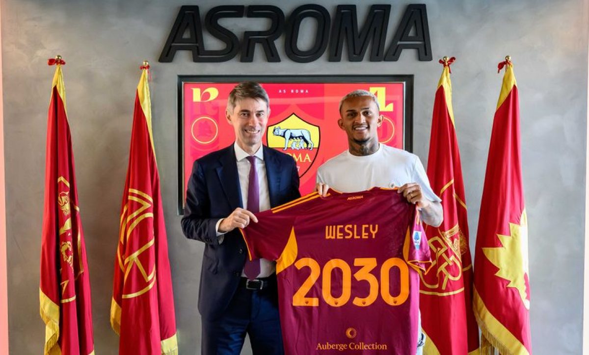 Roma oficializa el fichaje de Wesley França desde Flamengo