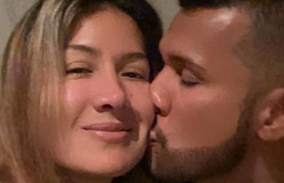 Samara Rivera junto a su esposo Jorge Luis Zambrano cuando estaba en vida.