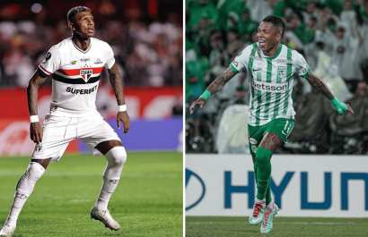 Sao Paulo de Arboleda y Atlético Nacional de Arce entre los ocho clasificados a octavos de final