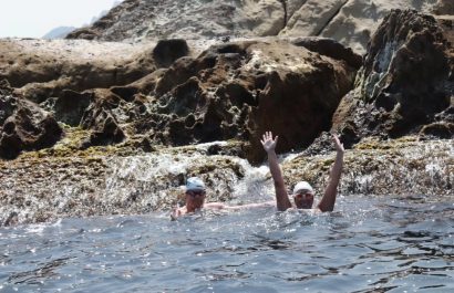 Sara Palacios, primera ecuatoriana en cruzar nadando el Estrecho de Gibraltar