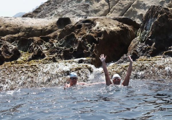 Sara Palacios, primera ecuatoriana en cruzar nadando el Estrecho de Gibraltar