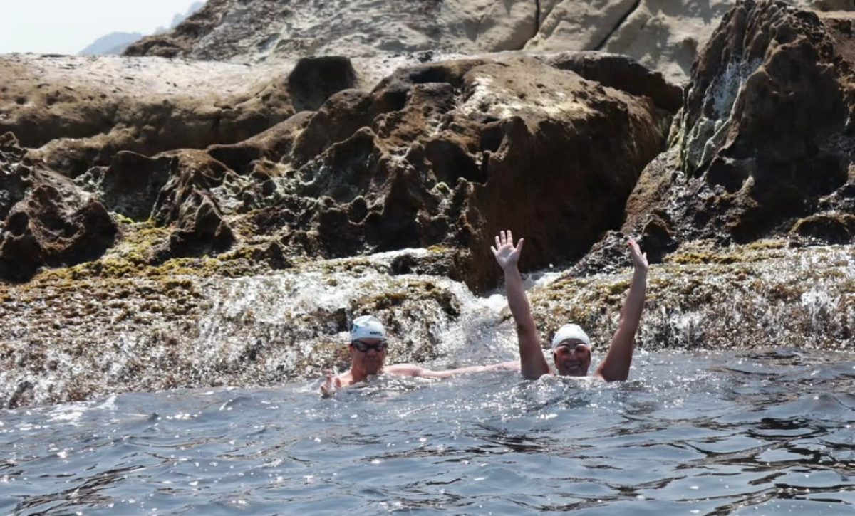 Sara Palacios, primera ecuatoriana en cruzar nadando el Estrecho de Gibraltar