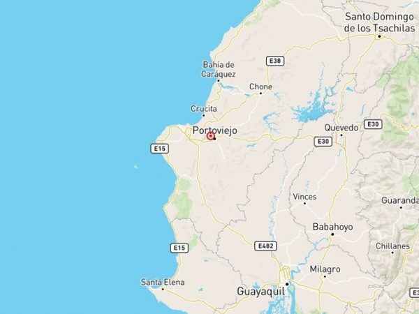 Tres sismos de magnitudes entre 4.0 y 4.2 grados sacudieron la provincia de Manabí en menos de media hora.