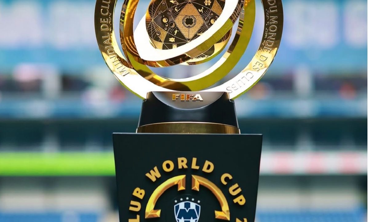 El trofeo del Mundial de Clubes, cuyo campeón se conocerá el 13 de julio del 2025.