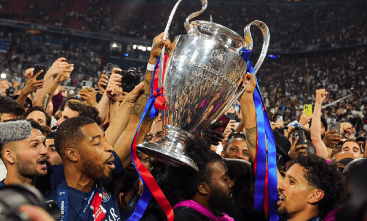 El PSG es el vigente campeón de la Champions League.