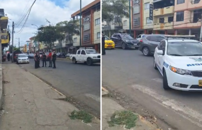 Un agente de tránsito muere tras ser baleado en la avenida 15 de Abril de Portoviejo