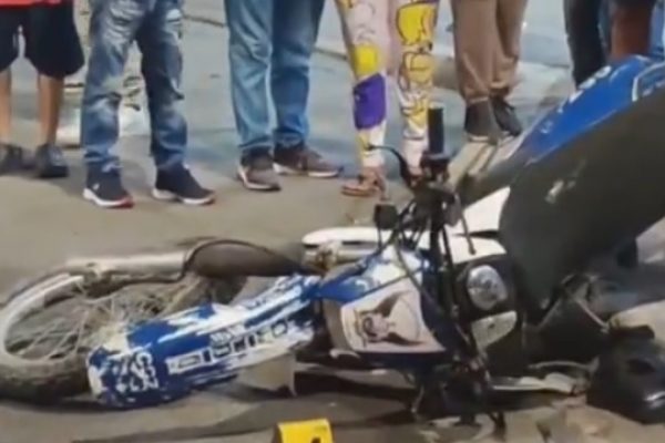 Un agente del Grupo de Operaciones Motorizadas (GOM) de la Policía Nacional, murió producto de un accidente de tránsito.