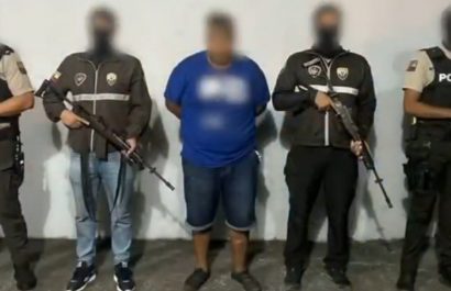 Uno de los detenidos que fue puesto a órdenes de las autoridades judiciales.