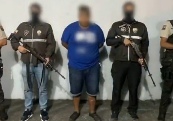 Uno de los detenidos que fue puesto a órdenes de las autoridades judiciales.