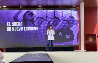 : La asambleísta manabita Valentina Centeno, rindió cuentas de su gestión en 2024.