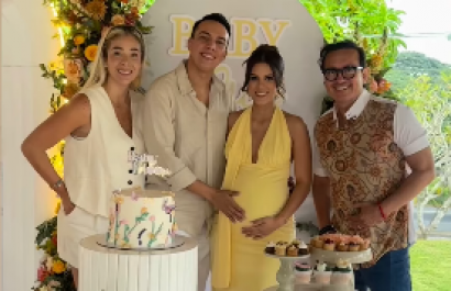 Futuros padres: Álex Vizuete y Givanna comparten su alegría en íntima celebración