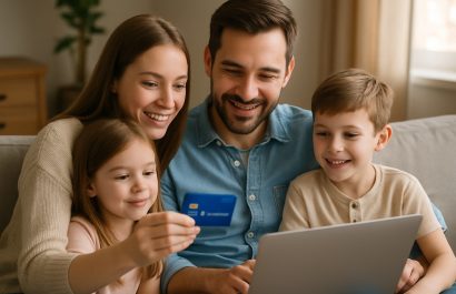 La elección de una tarjeta de crédito debe basarse en los ingresos, hábitos de gasto y necesidades específicas de la familia. FOTO: ChatGPT (Inteligencia Artificial).