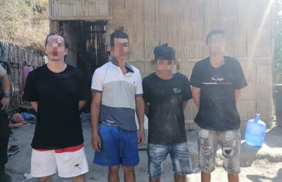 Cuatro detenidos con armas y droga son acusados de cometer robos.