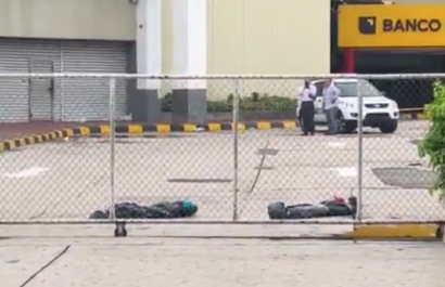 dos-bultos-parecidos-a-cadaveres-fueron-abandonados-en-complejo-judicial-de-guayaquil