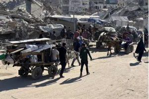 Imagen de archivo de los desplazados palestinos en la Franja de Gaza (Europa Press)
