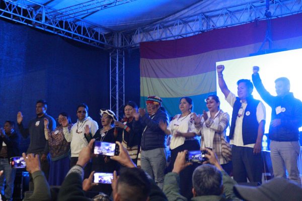 La medida, tomada durante el VIII Congreso Nacional de la Conaie, generó críticas de los afectados, quienes denunciaron falta de derecho a la defensa. FOTO: @CONAIE_Ecuador