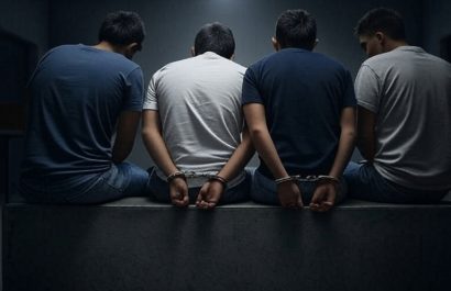 Hombres son procesados por el delito de posesión de armas.