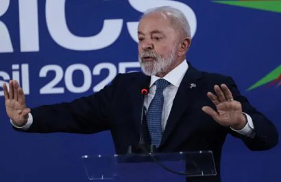 El presidente de Brasil, Luiz Inácio Lula da Silva durante una conferencia. FOTO: Europa Press.