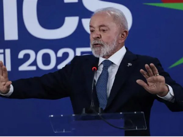 El presidente de Brasil, Luiz Inácio Lula da Silva durante una conferencia. FOTO: Europa Press.