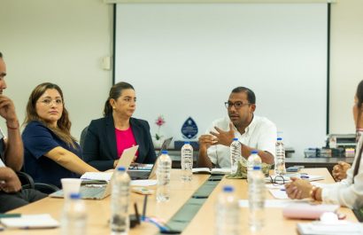 Byron Franco Tutivén cuando gerenciaba la Autoridad Portuaria de Manta.