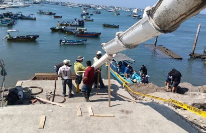 En la escalinata aún falta sacar el encofrado y cortar unas varillas, pero la obra ya es usada por los chaluperos.