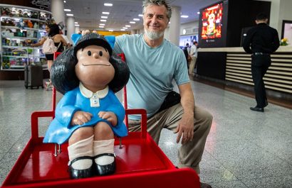 La icónica Mafalda se suma al paisaje cultural de Guayaquil.