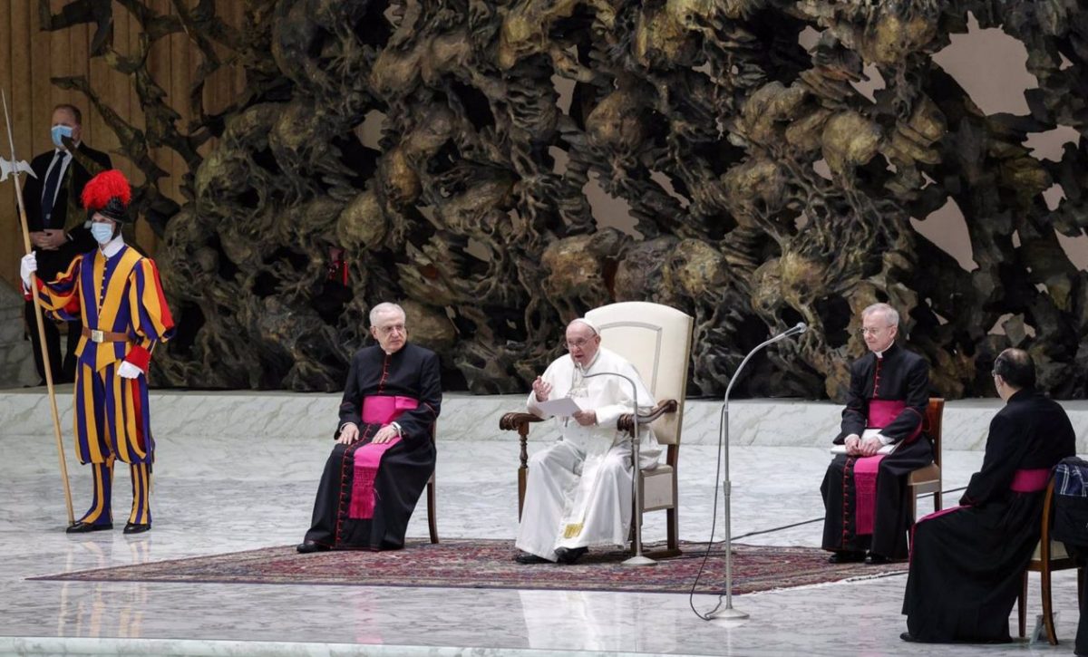 Pope Francis weekly audience at the Vatican