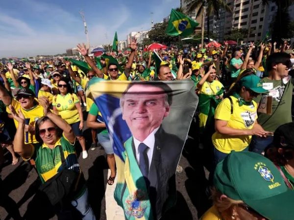 Seguidores del expresidente de Brasil, Jair Bolsonaro. FOTO: Europa Press.