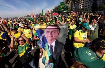 Seguidores del expresidente de Brasil, Jair Bolsonaro. FOTO: Europa Press.